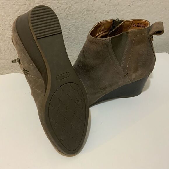 Vionic Gray Paloma Wedge Ankle Boot Women Size 9 - Picture 10 of 16